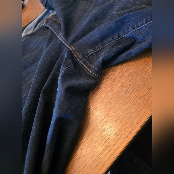 Democracy "Ab" Solution Dark Blue Denim Jeans. Sz 22w 29" Inseam NWOT - Picture 5 of 8